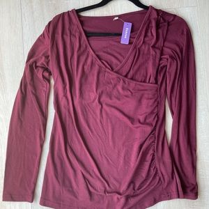 Nursing long sleeve top - sz S